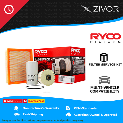 New RYCO 4WD Filter Service Kit For HOLDEN RODEO RA 3.0L 4JJ1-TC RSK6