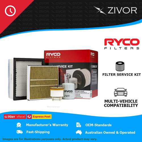 New RYCO Filter Service Kit For MAZDA BT-50 RG TFR40J 3.0L 4JJ3-TCX RSK61C