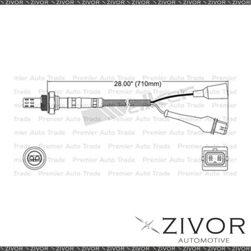 New DELPHI Pre-Catalytic Oxygen Sensor For Volvo 240 2.3 B230F 4 Cyl #EGO-153