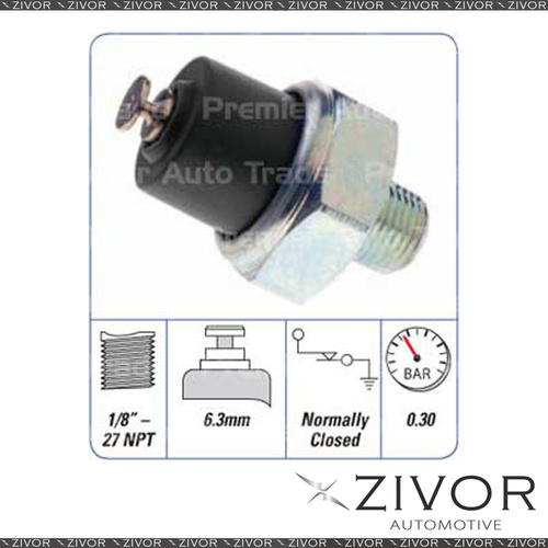 PAT PREMIUM Oil Pressure Switch For Chrysler Valiant AP5 3.7, AP6 3.7, AP6 4.5