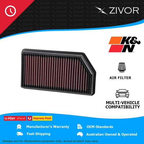New K&N Performance Air Filter For KIA CERATO KOUP YD 1.6L G4FJ #33-3008