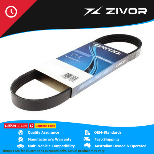 DAYCO Elastica Polyrib Belt For MAZDA MAZDA6 GL, 600 2.5L PY-VPS #3PK814EE