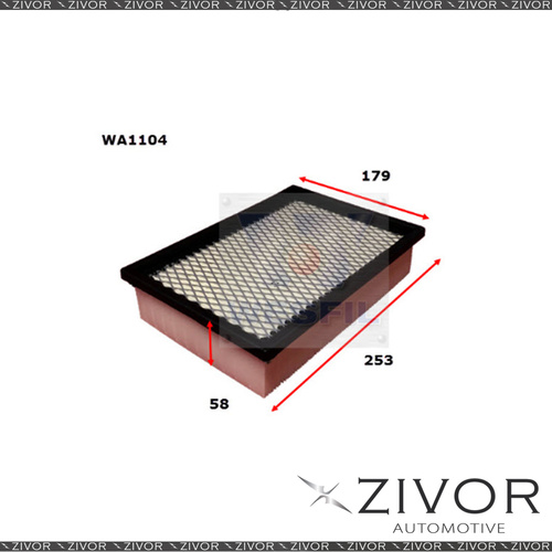 Wesfil Air Filter For Mazda Tribute 3.0L V6 02/01-01/08 - WA1104 *By Zivor*