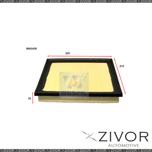 Wesfil Air Filter For Subaru XV 2.0L 05/17-on - WA5459 *By Zivor*