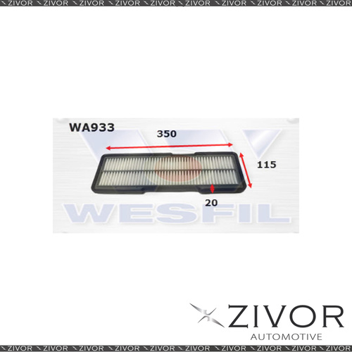 Wesfil Air Filter For Daihatsu Mira 0.66L 1992-1995 - WA933 *By Zivor*