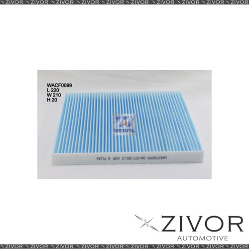 New WESFIL CABIN Filter For Holden Rodeo 3.0L TD 01/07-06/08 -WACF0099
