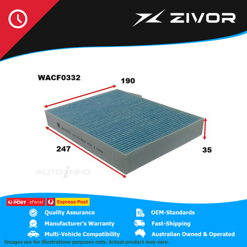 WESFIL Cabin Air Filter For CHERY OMODA 5 BX, EX T34 SQRE4T15C 2022-On #WACF0332