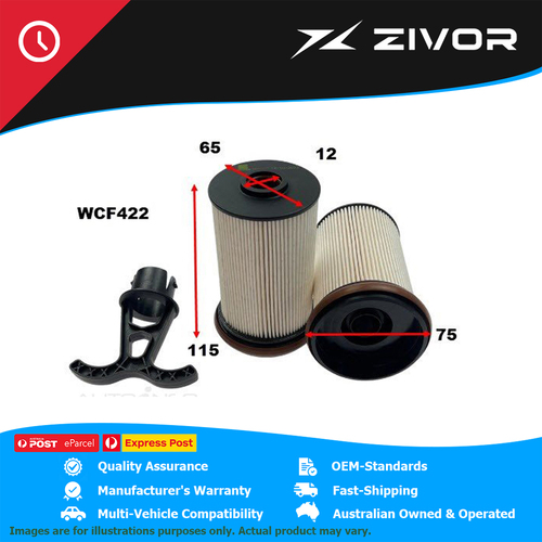 WESFIL Diesel Fuel Filter For FORD ENDURA CA BCCA 2018-2021 #WCF422