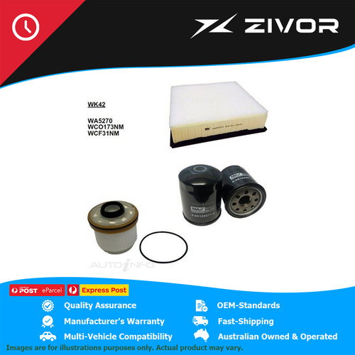 WESFIL Filter Service Kit For ISUZU MU-X LS-M, LS-T, LS-U UCR 3.0L 4JJ1-TC #WK42