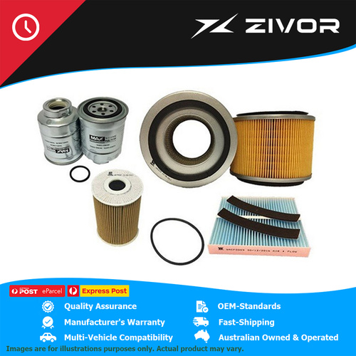WESFIL Filter Service Kit For NISSAN PATROL DX ST ST-L ST-S TI GU Y61 WK7CAB