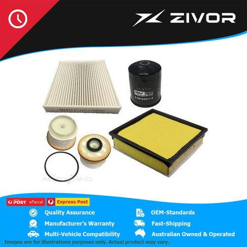 WESFIL Filter Service Kit For MAZDA BT50 XT, XS B30 3.0L 4JJ3-TCX #WK91CAB