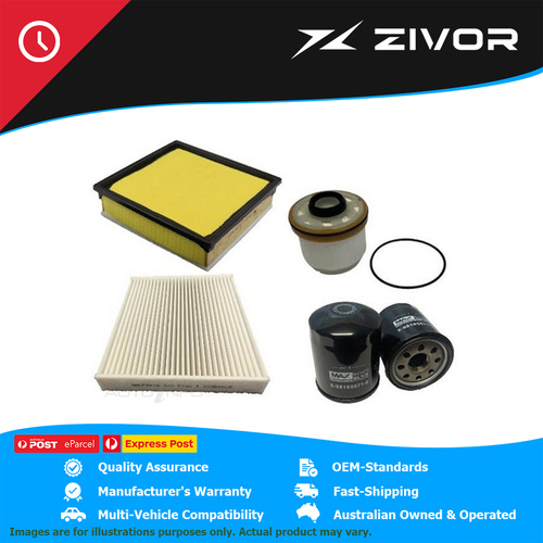 WESFIL Filter Service Kit For MAZDA BT50 XT, XS B30 3.0L 4JJ3-TCX #WK97CAB
