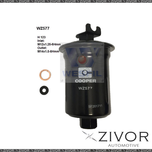 COOPER FUEL Filter For Mitsubishi Triton 3.0L V6 10/96-06/06 -WZ577* By Zivor*