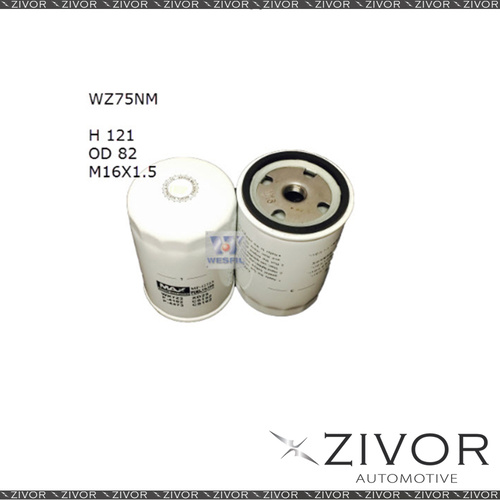 NIPPON MAX FUEL Filter For Deutz Engines F3L812D, F3L911, F3L912, F3L913 -WZ75NM