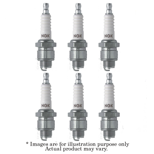 6x New NGK M14x1.25 Non-Resistor Standard Spark Plug For INTERNATIONAL C1840 B7S
