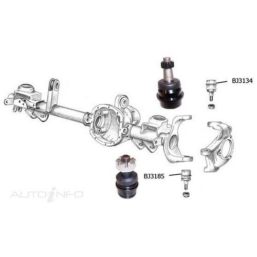 New TRANSTEERING Ball Joint - Front Upper For Jeep Renegade 2007-2017 BJ3134