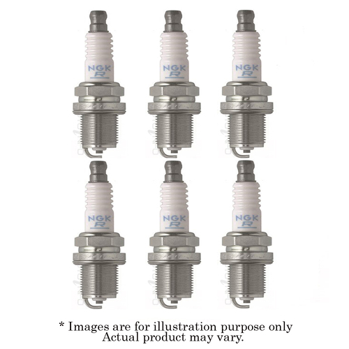 6x New NGK M14x1.25 Resistor Standard Spark Plug For DODGE RAM BKR4E-11
