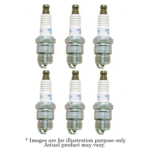 6x New NGK M14x1.25 Resistor Standard Spark Plug For FORD MUSTANG BPR4FS
