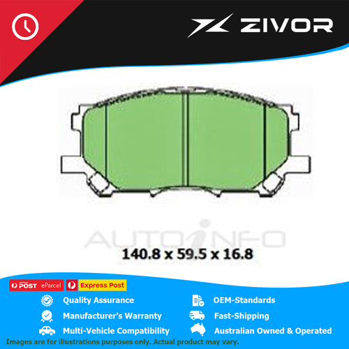 PROTEX Ultra Brake Pads For LEXUS RX330 MCU38R 3MZFE 2003-2006 #DB1517CP