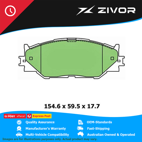 PROTEX Ultra Brake Pads For LEXUS IS250C GSE20R 4GRFSE 2009-2015 #DB1852CP