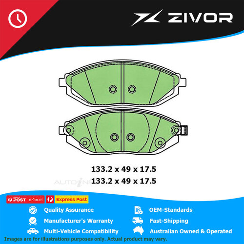 New PROTEX Brake Pad-Blue For HOLDEN BARINA SPARK CD, CDX MJ 2010-2016 #DB2208B
