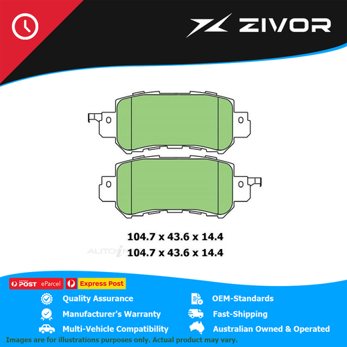 New PROTEX Brake Pads For MAZDA CX-5 KF 2.2L SH-VPTS #DB2227UP