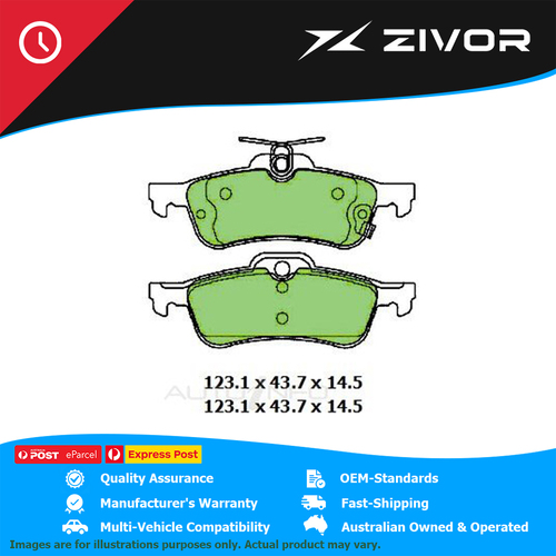 PROTEX Ultra Brake Pads For HONDA CIVIC FK R18A2 2006-2012 #DB2309CP