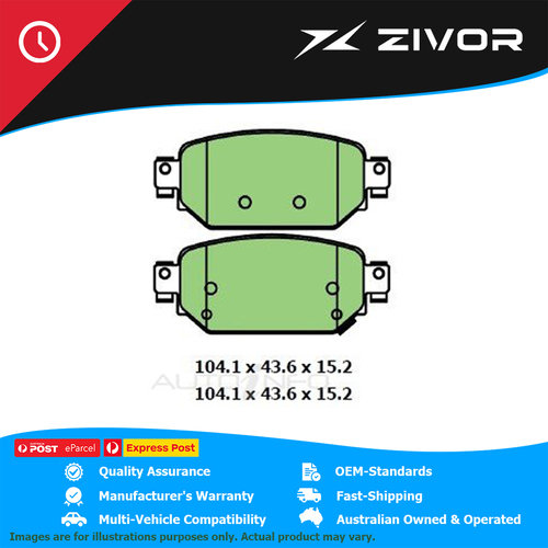 PROTEX Ultra Brake Pads For MAZDA CX-3 DK 1.8D 2018-On #DB3232CP