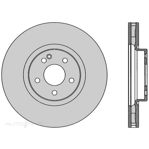PROTEX Brake Disc Ultra Rotor-Front For Mercedes Benz Marco Polo Activity DR1118