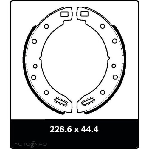 New CLUTCHBRAKE Drum Brake Shoe For Triumph TR6 1969-1975 N1002