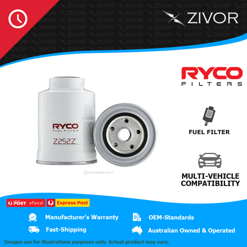 New RYCO Fuel Filter For TOYOTA LANDCRUISER HDJ100R 4.2L 1HD-FTE Z252Z
