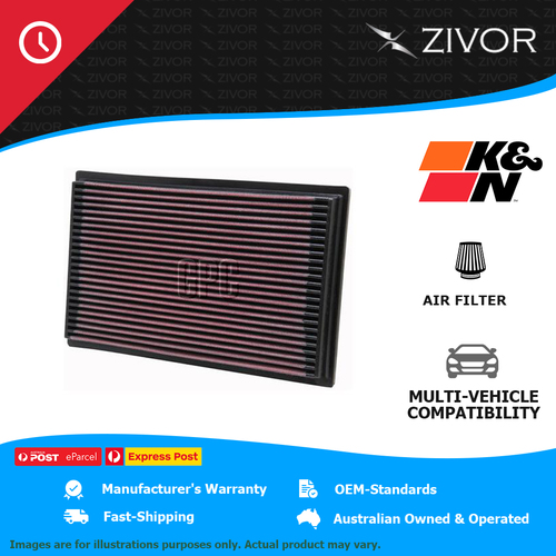 New K&N Air Filter Panel For NISSAN PATHFINDER R51 2.5L YD25DDTi #33-2080