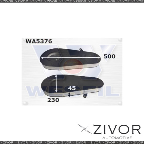 Wesfil Air Filter For BMW 535D 3.0L 10/10-01/13 - WA5376 *By Zivor*