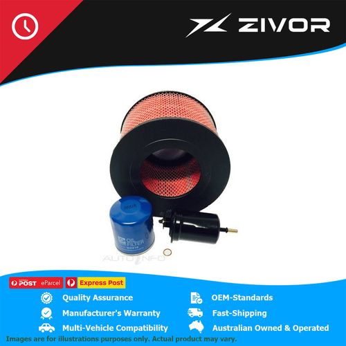 WESFIL Filter Service Kit For TOYOTA LANDCRUISER FZJ79R 4.5L 1FZFE #WK20