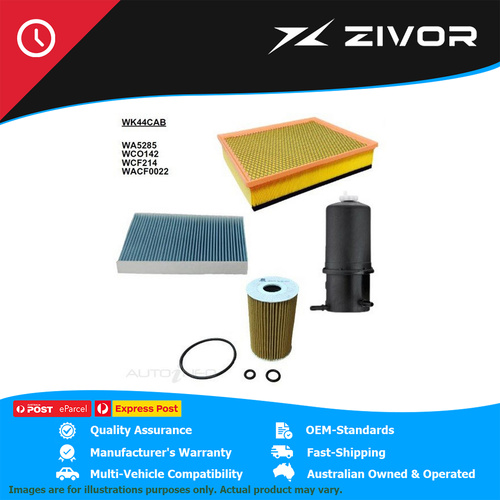 WESFIL Filter Service Kit For VOLKSWAGEN AMAROK TD1400 2H 2.0L CNEA #WK44CAB