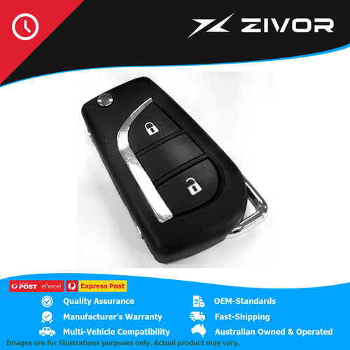 MAP-AU Remote Replacement Shell & Button - 2 Button For TOYOTA COROLLA #KF428