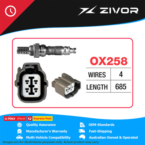 GOSS Oxygen Sensor - 4 Wire Direct Fit For HONDA PRELUDE V VTi-R BB6 BB_ #OX258