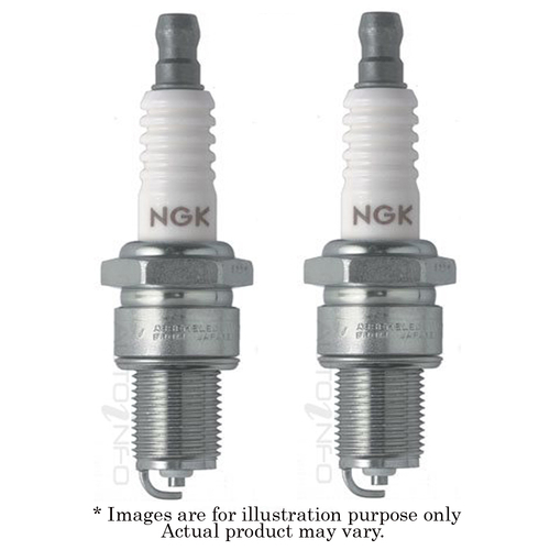 2x NGK M14x1.25 Non-Resist Standard Spark Plug For MITSUBISHI DEBONAIR BP5ES-11