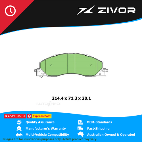 New PROTEX Brake Pads - Front For RAM 2500 2500 6.7L ETJ #CDB3191M