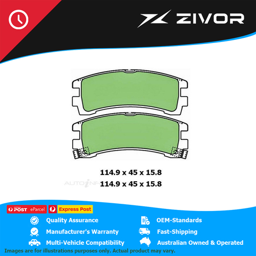 New PROTEX Brake Pad For NISSAN PATHFINDER ST, TI D21 3.0L VG30E #DB1175B