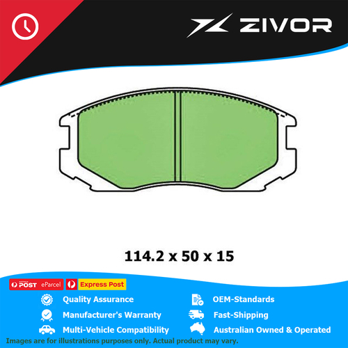 PROTEX Ultra Brake Pads - Front For PROTON HERO AEROBACK.  4G15 #DB1277CP