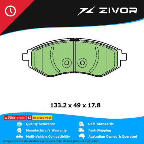 PROTEX Ultra Brake Pads - Rear For DAEWOO KALOS T200 F15S 2003-2004 #DB1725CP