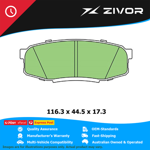 PROTEX Ultra Brake Pad For TOYOTA LANDCRUISER SAHARA, VX, LC200 VDJ200R DB1857CP
