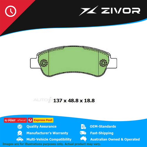 New PROTEX Brake Pads For FIAT DUCATO 3D Van 2.3L F1AE3481E #DB3243UP