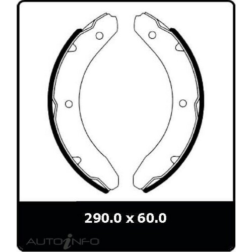 New PROTEX Drum Brake Shoe For Daihatsu Delta 1979-2005 N1494