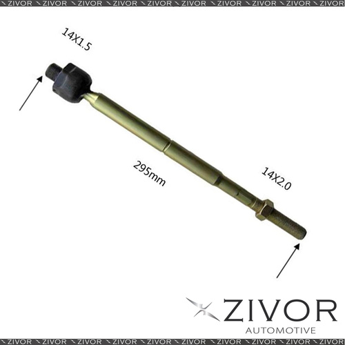 2x PROTEX Rack Ends For VOLVO 244 . 4D Sdn RWD 1975 - 1985 #RE502