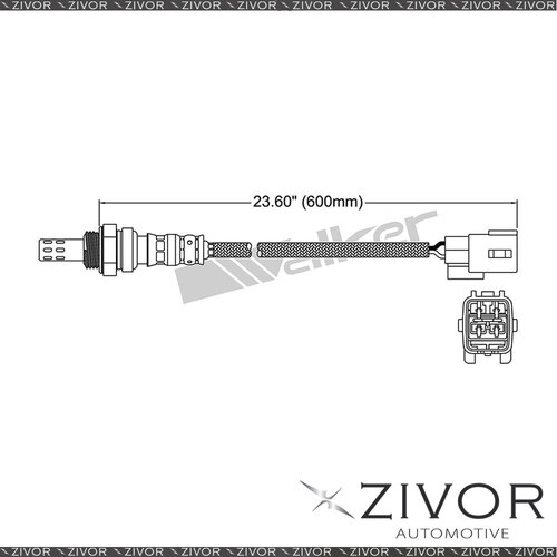 New NGK Post Catalytic Oxygen Sensor For Hyundai ix35 2.4 Dir. Inj G4KJ 4 Cyl