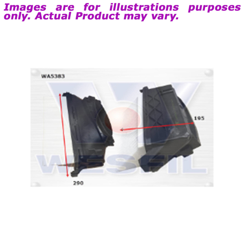 New WESFIL Air Filter - Left For Mercedes Benz GLE350d 3.0L V6 CRD WA5383