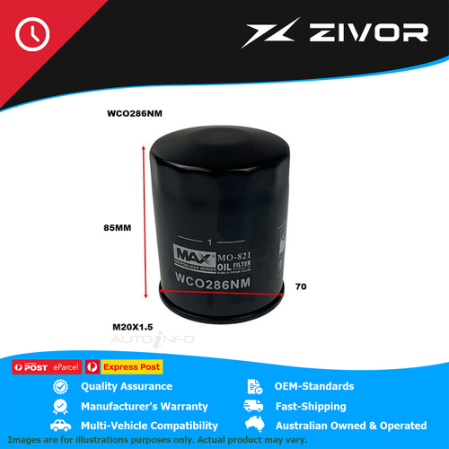 WESFIL Oil Filter For SUBARU OUTBACK AWD BT, B16 FB25C 2020-On #WCO286NM