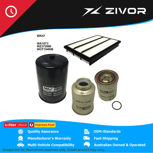 WESFIL Filter Service Kit For MITSUBISHI PAJERO NT. NW, NX 3.2L 4M41T #WK47